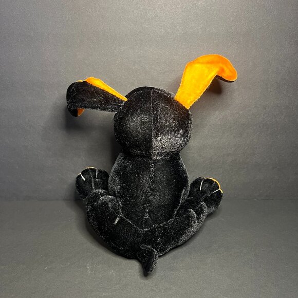 Plush Apparel Home of Mardi Gras Halloween Black Orange Collectible Dog Toy 7.5" - Picture 4 of 8